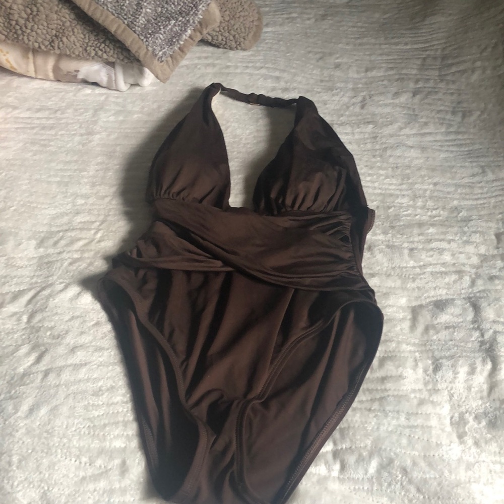 Brown swim suit